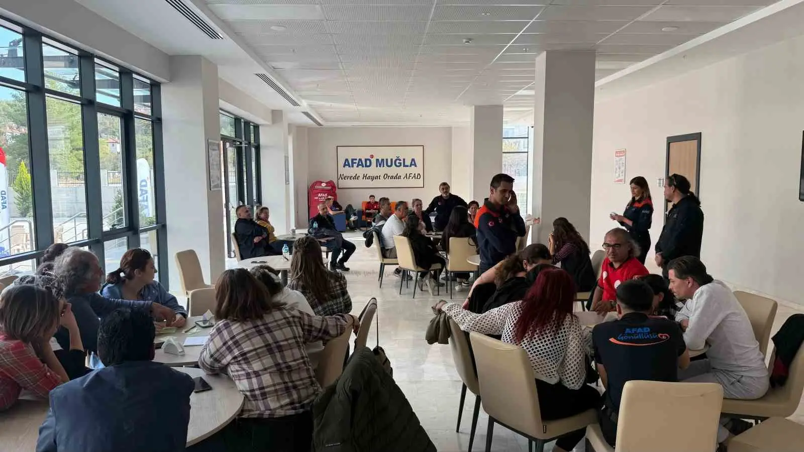 Muğla’da İl Afet ve Acil Durum Müdürlüğü (AFAD) tarafından arama