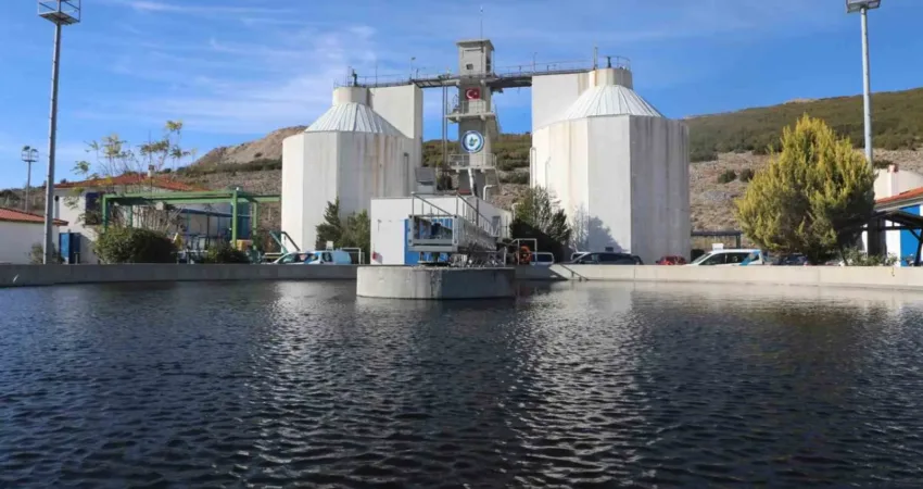 İleri arıtım teknolojisine sahip Menteşe Atıksu Arıtma Tesisinde arıtılan suyun