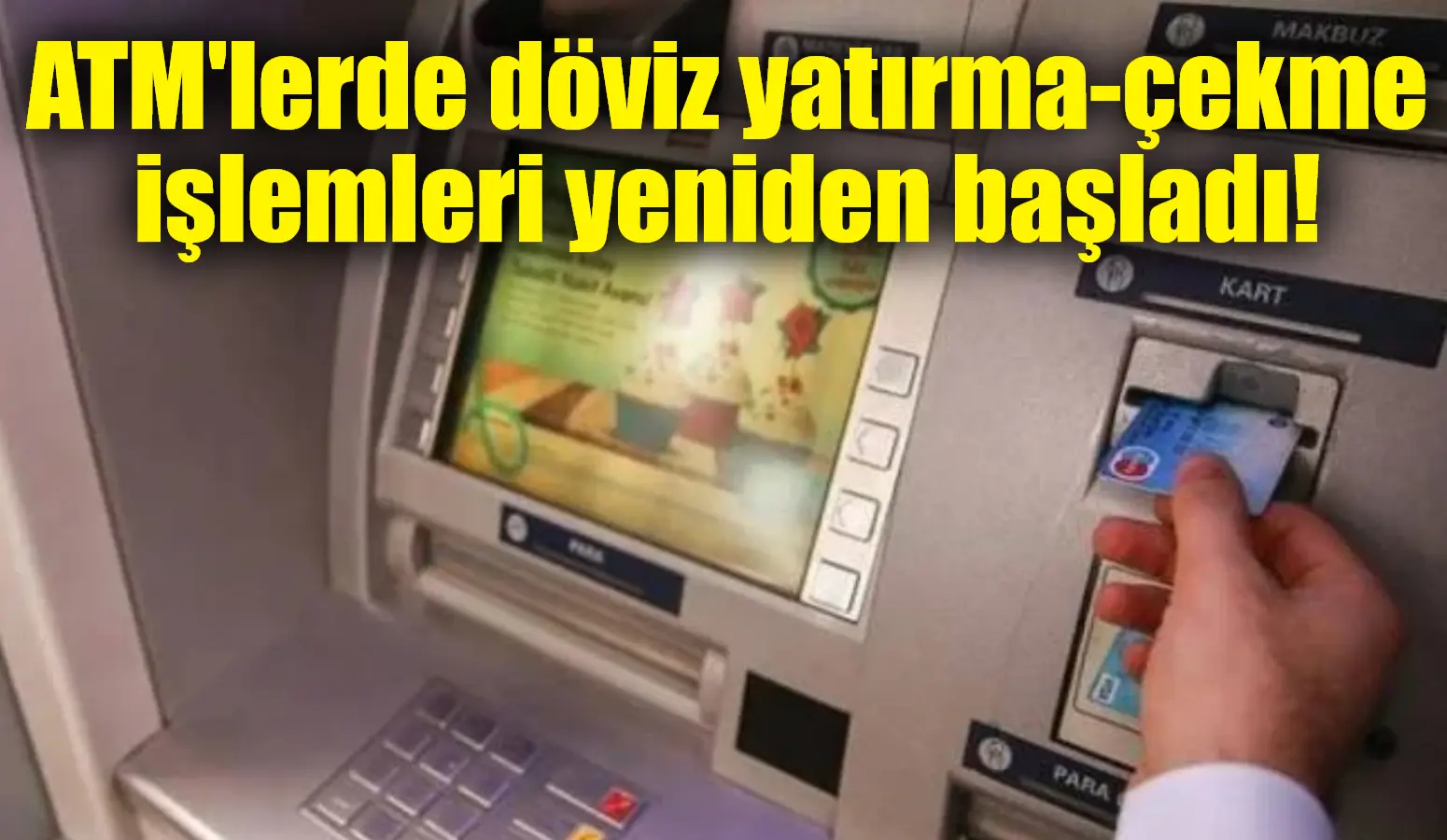 Geçtiğimiz haftalarda yaşanan sahte döviz krizinin ardından ATM'lerde 50 ve
