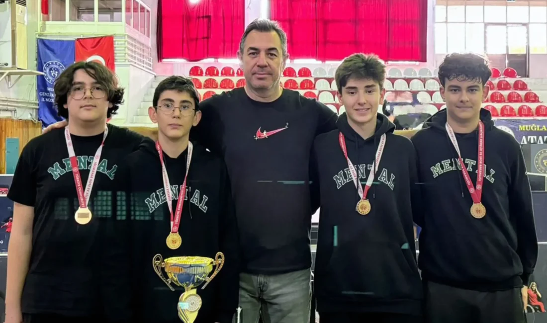 Okul Sporları Masa Tenisi il şampiyonası turnuvasında Menteşe Anadolu Lisesi