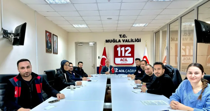 Muğla 112 Acil Çağrı Merkezi, 2025 Yılı Çalışma Talimatı Toplantısı’nı