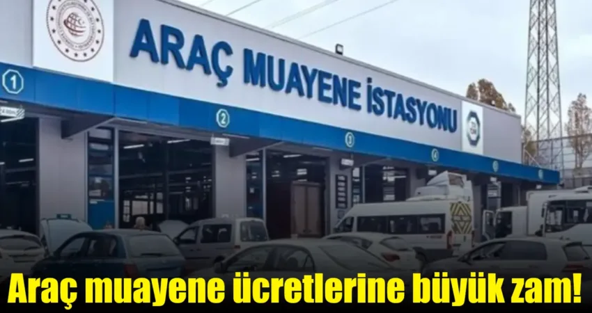 Milyonlarca araç sahibini ilgilendiren muayene ücretlerine yapılacak zam belli oldu.