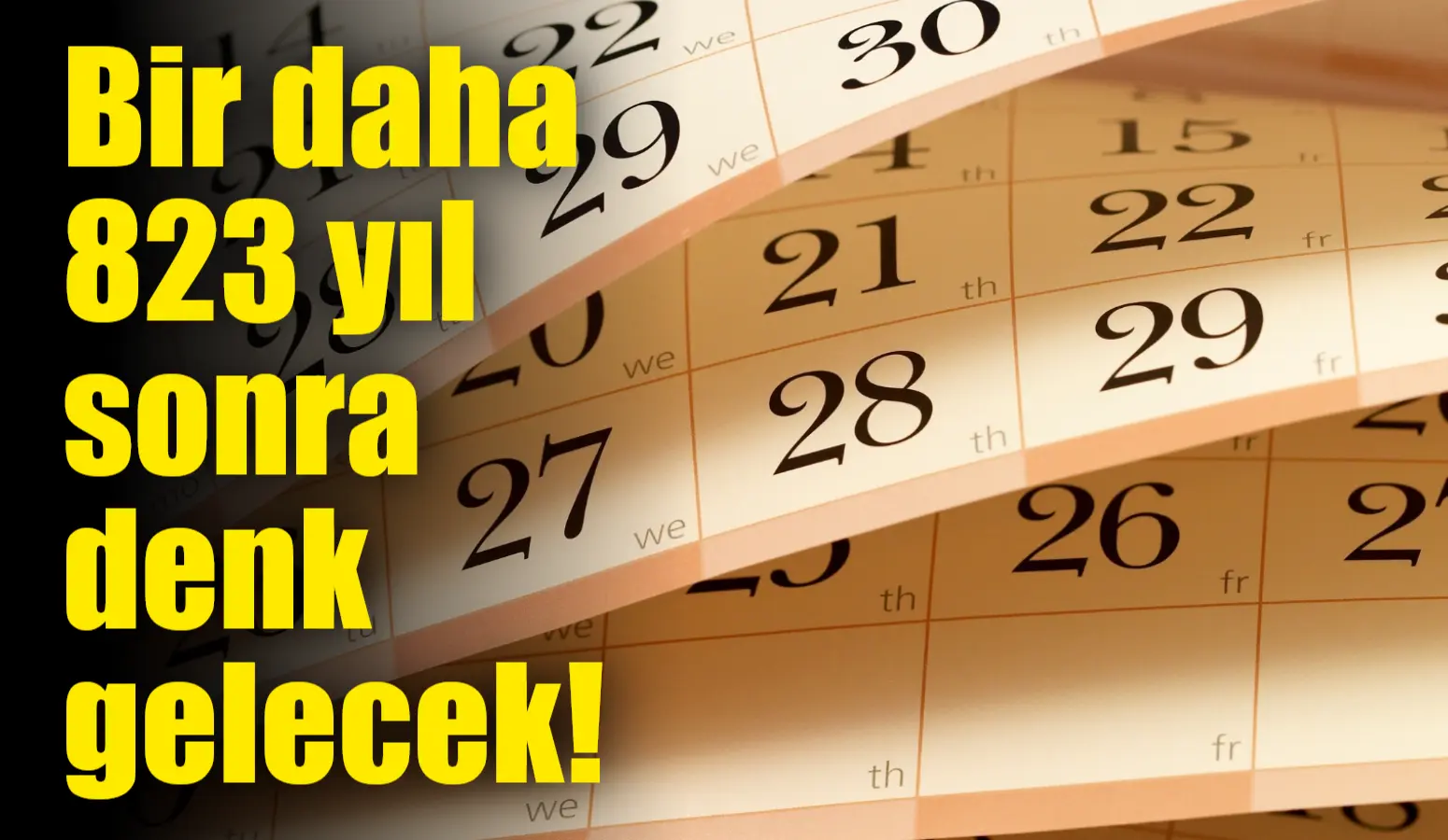 2024 yılının Aralık ayı, ender rastlanan bir takvim düzeniyle dikkat