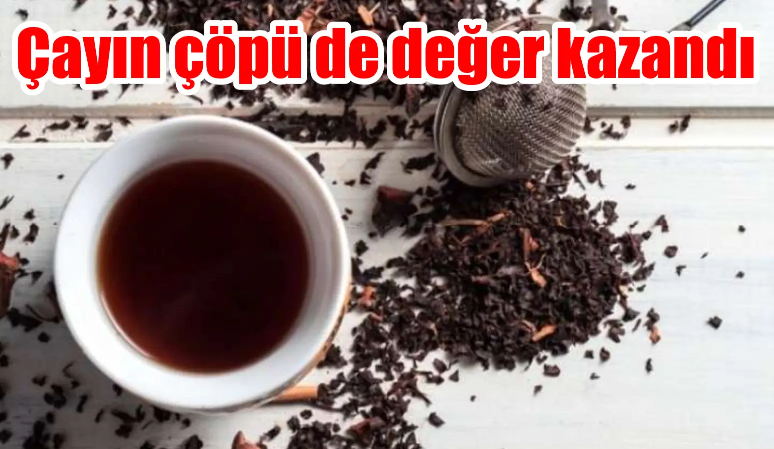 Rize'de çay çöpünden üretilen mangal kömürü, pelet, çay sirkesi, metan