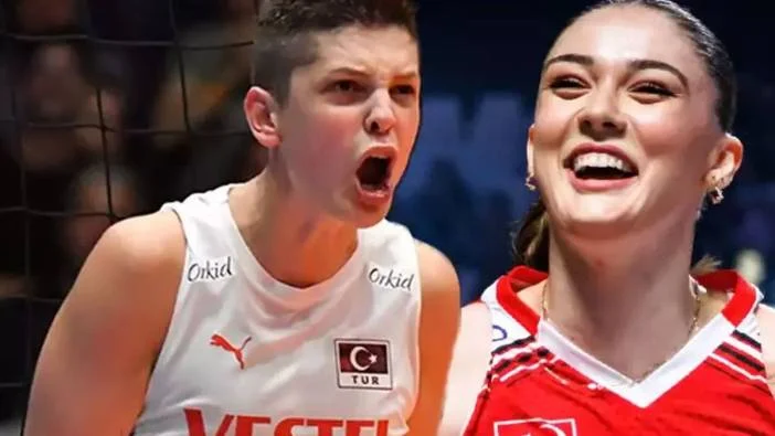 A Milli Kadın Voleybol Takımı’nın yıldız oyuncuları Ebrar Karakurt ve