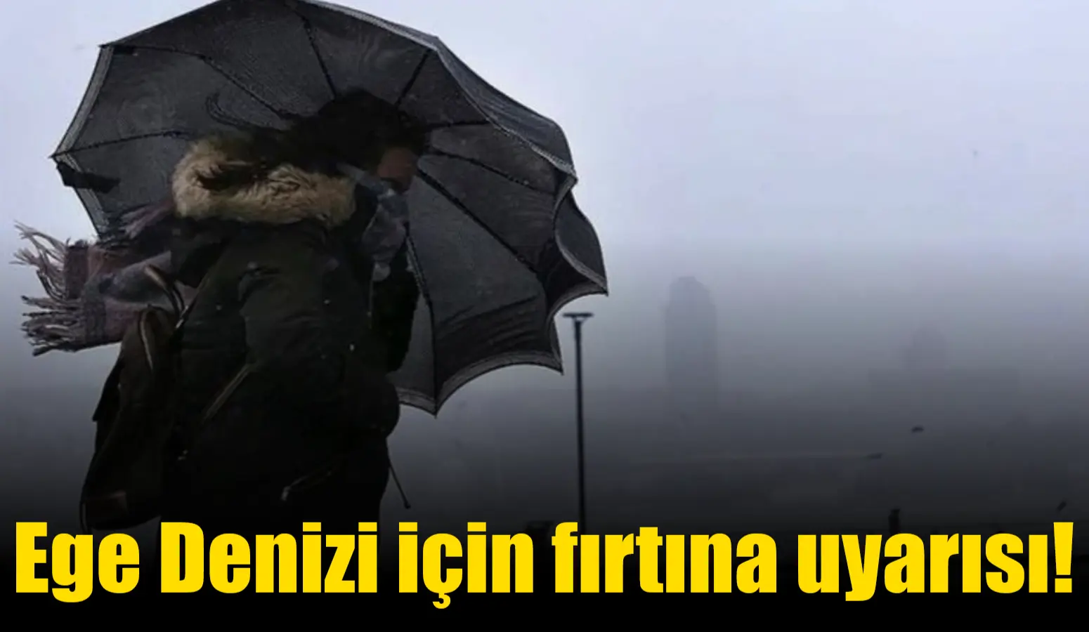 Meteoroloji Genel Müdürlüğü, Ege Denizi için fırtına uyarısında bulundu.