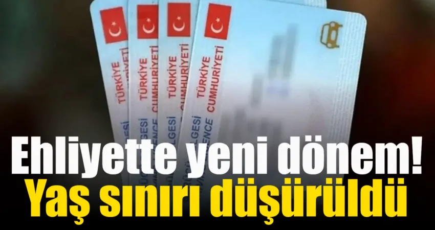 Ehliyette yeni dönem! Yaş sınırı düşürüldü Resmi Gazete'de bugün yayımlanan karara göre M, A1 ve B1