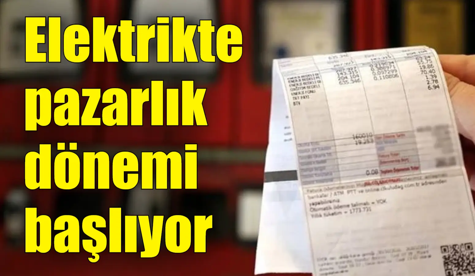 Yeni dönem elektrik kullanım tarife fiyatlar sebebiyle faturası yükselecek olan