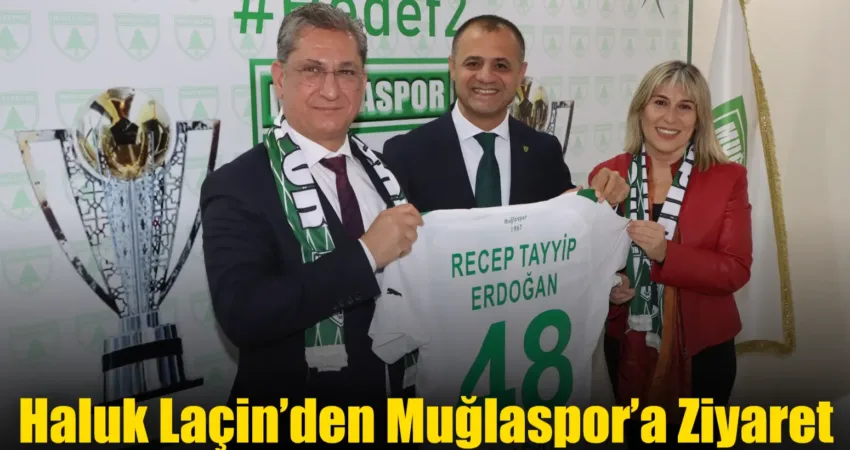 Haluk Laçin’den Muğlaspor’a Ziyaret Geçtiğimiz günlerde AK Parti Muğla İl Başkanı olarak seçilen Haluk