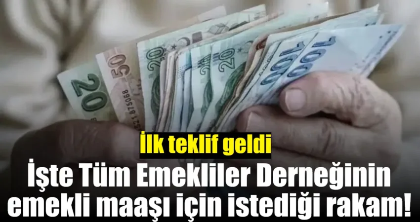 Gözler emekli maaşına gelecek zamma çevrildi. Emeklilerin iktidardan istediği rakam