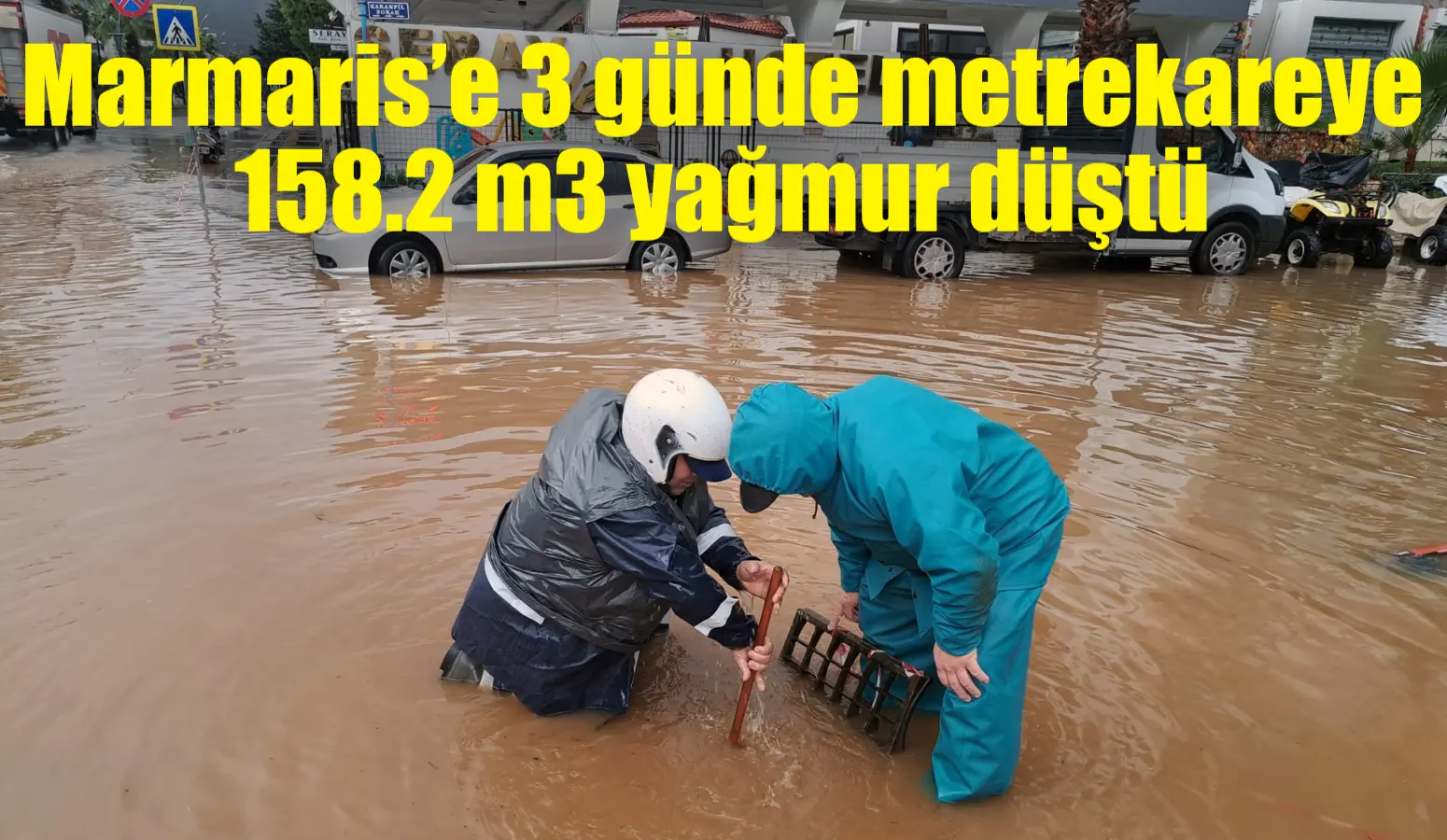 Muğla genelinde Cuma akşamı başlayan sağanak yağışlar sonrası en fazla