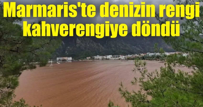 Muğla’nın Marmaris ilçesinde devam eden sağanak yağışlar ilçe genelinde etkili