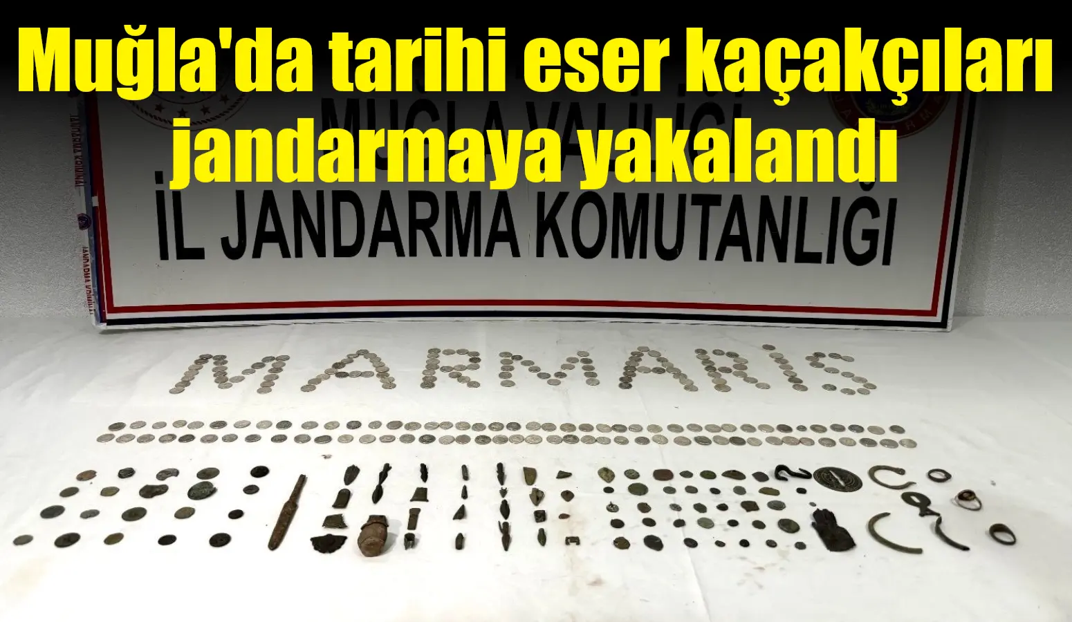 Muğla'nın Marmaris ilçesinde bir ihbarı değerlendiren jandarma ekipleri Adaköy Mahallesi'nde