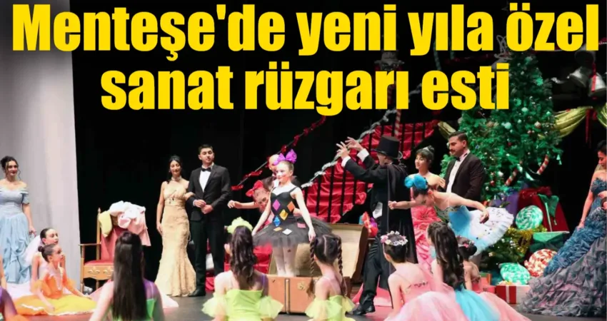 Menteşe’de yeni yıla özel sanat rüzgarı esti Yeni yıl için Muğla Büyükşehir Belediyesi Konservatuvarı tarafından Çocuk Korosu