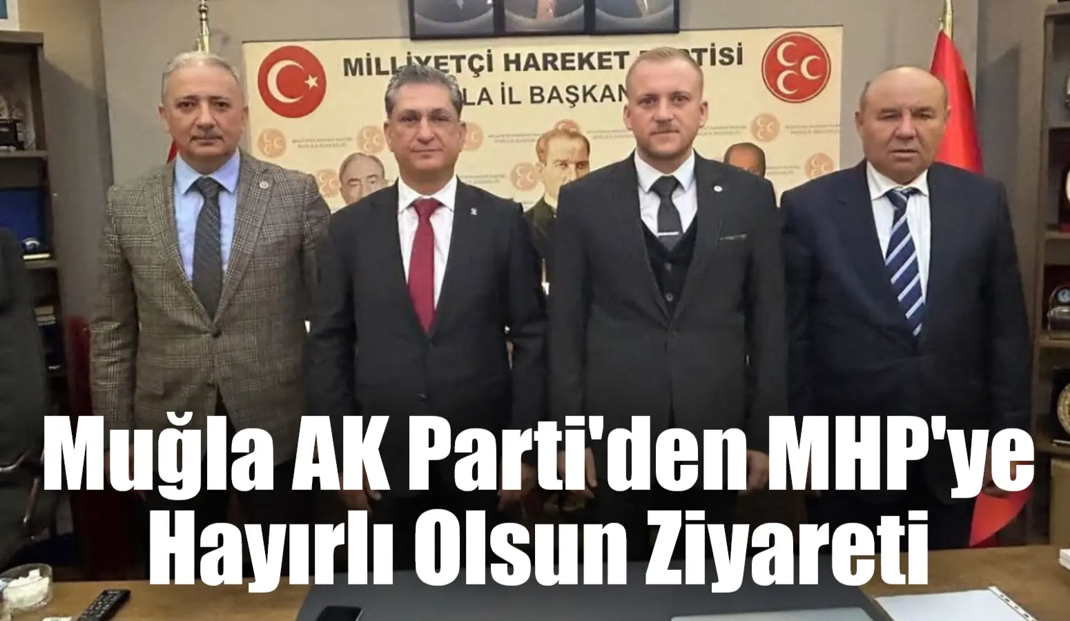 AK Parti Muğla İl Başkanı Haluk Laçin ve milletvekilleri Kadem