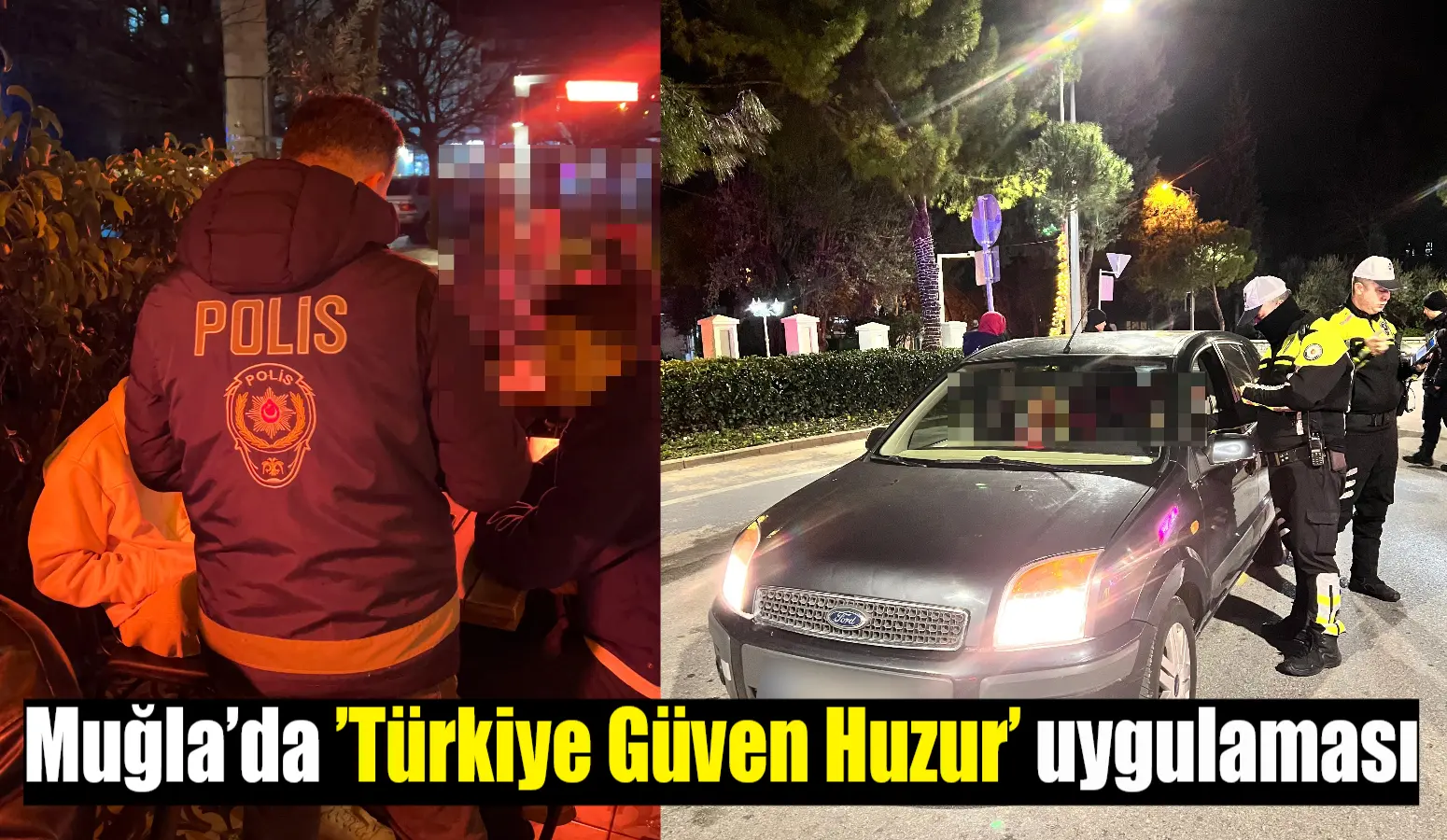 Emniyet Genel Müdürlüğü koordinesinde ülke genelinde eş zamanlı olarak gerçekleştirilen