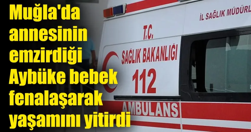 Muğla'da annesinin emzirdiği bebek fenalaşarak yaşamını yitirdi. Anne ve baba