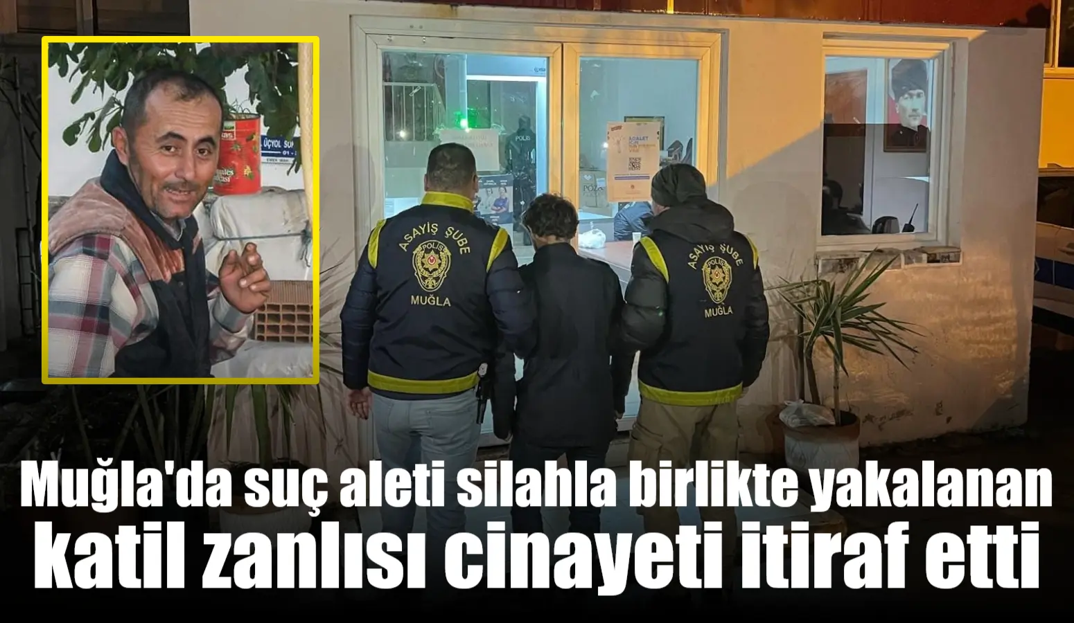 Muğla'nın Datça ilçesinde 54 yaşındaki şahsın pompalı tüfekle kafasından vurularak