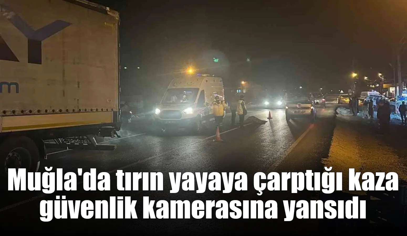 Muğla’nın Seydikemer ilçesi Bekçiler Mahallesi, Fethiye-Antalya kara yolunda meydana gelen