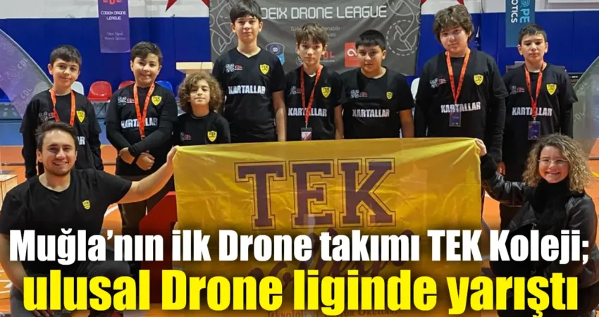 Muğla Teknoloji ve Kültür Koleji (TEK) ilkokul ve ortaokul öğrencilerinden