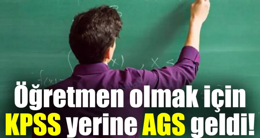 Öğretmenler için 2025 yılında KPSS kalkıyor. Milli Eğitim Bakanı Tekin,