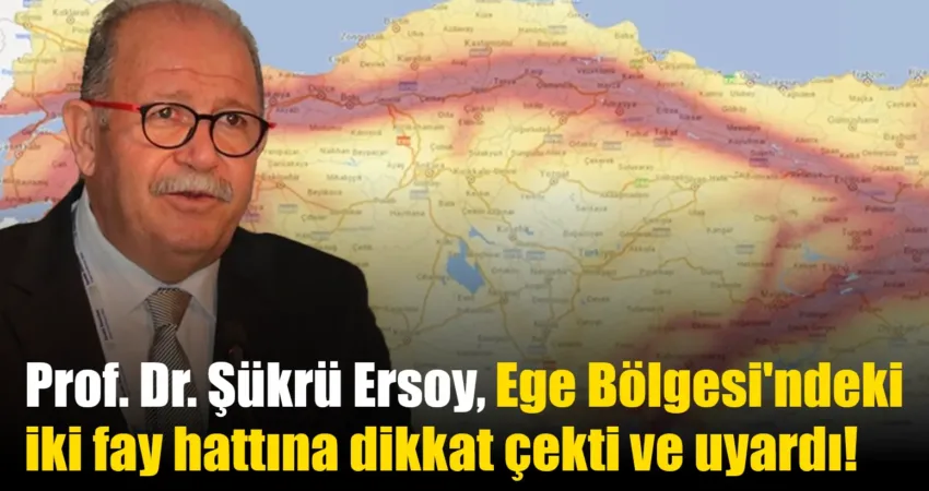 Kuşadası'nda düzenlenen deprem panelinde önemli açıklamalarda bulunan Prof. Dr. Şükrü