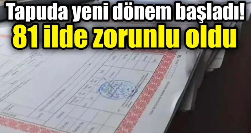 Kayseri Emlakçılar Odası Başkanı Selim Atasoy, 1 Ocak 2025 tarihinden