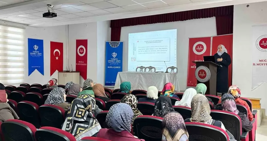 Muğla İl Müftülüğü Aile ve Dini Rehberlik Bürosu tarafından düzenlenen