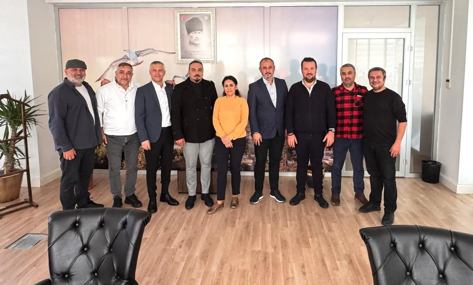 Bodrum Gazeteciler Cemiyeti (BGC) Yönetim Kurulu Üyeleri ve Cemiyet Üyeleri,