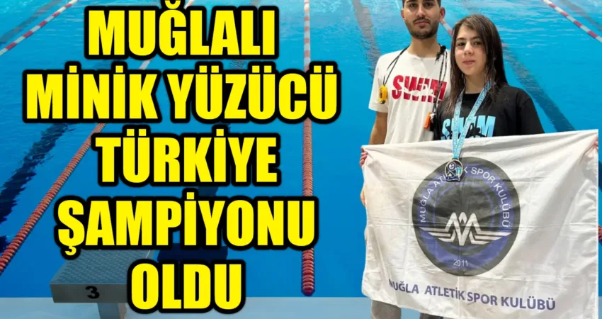 Muğla Atletik Spor Kulübü sporcusu Devrim Defne Bilge, Türkiye Yüzme