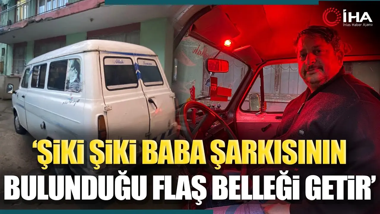 Antalya'nın Serik ilçesinde hırsız, nostalji tutkunu adamın minibüsünden teybini ve