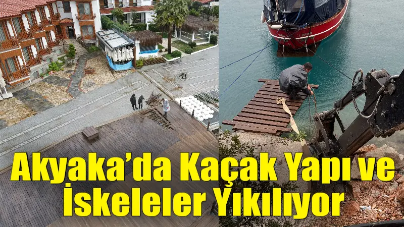 Muğla’nın gözde turizm beldesi Akyaka, doğal güzellikleriyle ünlü olmasının yanı