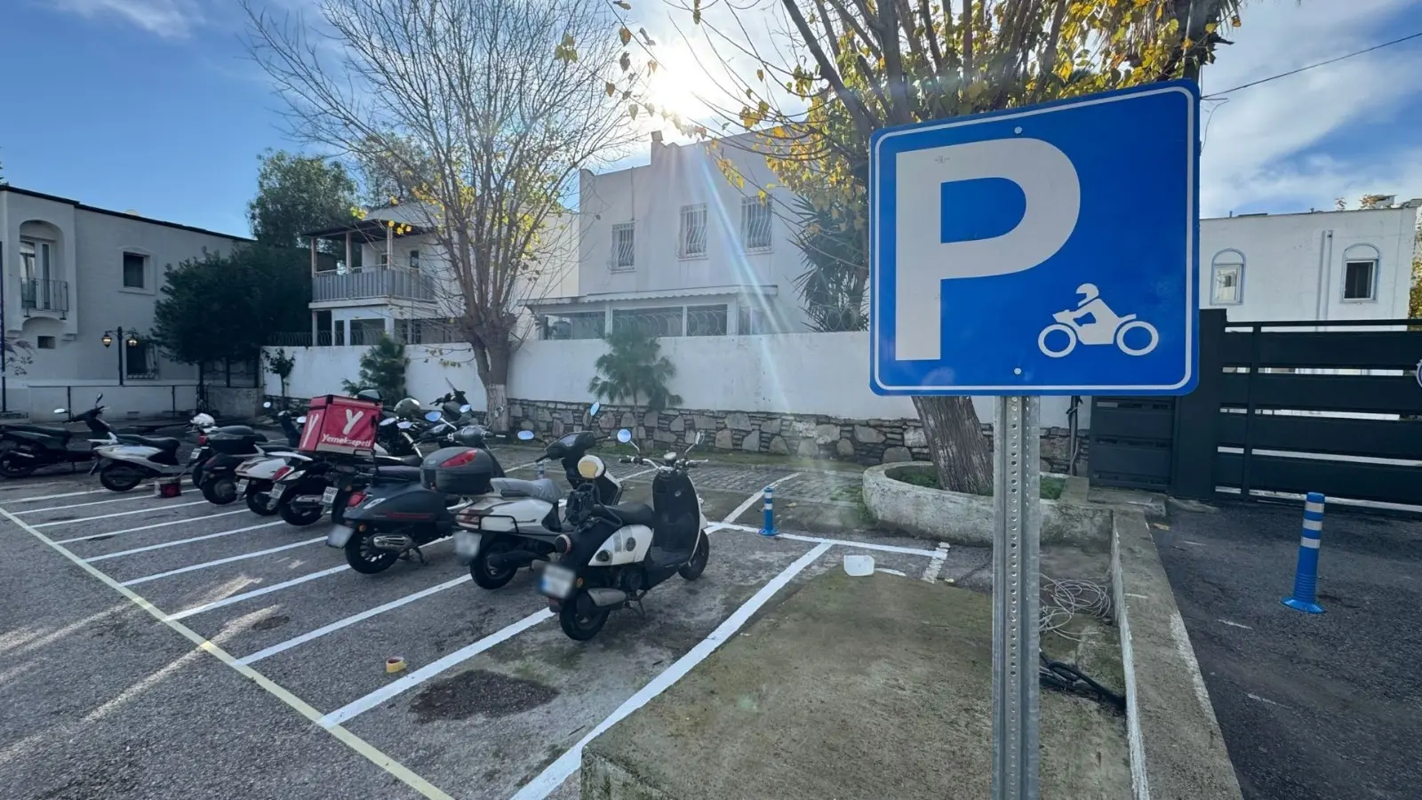 Bodrum’da ulaşımın önemli araçlarından olan motosikletler için motoparklar hizmete giriyor.