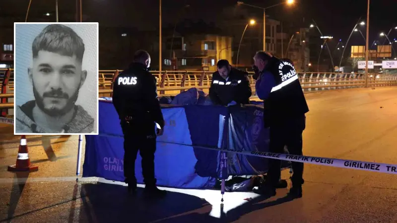 Denizli’de kavşakta ışık ihlali yapan otomobilin çarpması sonucu metrelerce savrulan