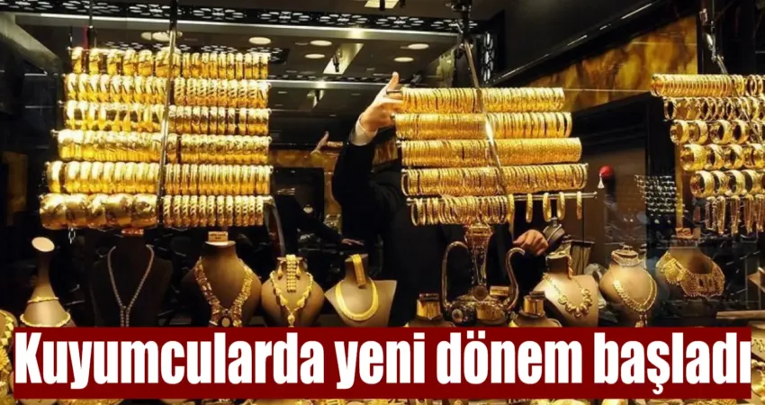 Dikkat! Kuyumcularda yeni dönem başladı Hazine ve Maliye Bakanlığı tarafından yapılan çalışma ile kuyumcularda yeni