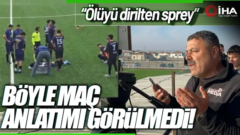 Aksaray'ın Eskil ilçesinde düzenlenen köyler arası futbol turnuvasında sosyal medyada