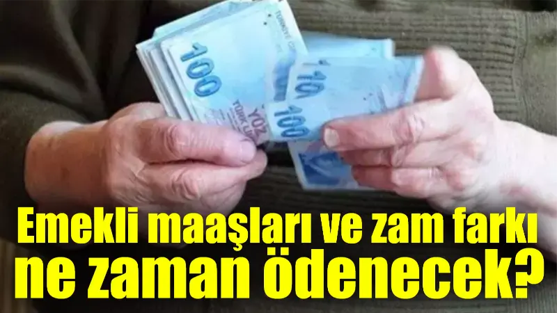 Emekli maaşları ve zam farkları ne zaman ödenecek? Emekli zam farkı ödeme takvimi 2025 Ocak milyonlarca emeklinin yoğunlaştığı