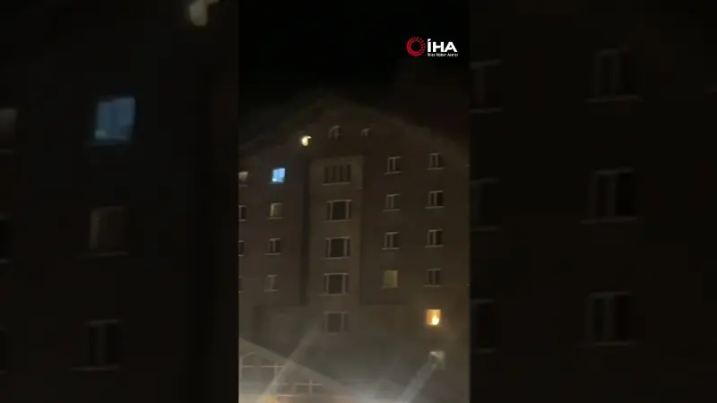 Köroğlu Dağları'nın zirvesinde yer alan merkezdeki bir otelde saat 03.30