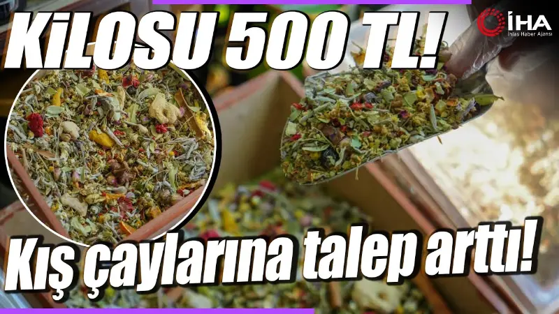 Havaların soğumasıyla kış çaylarına talep arttı. Soğuk algınlığından korunmak isteyen