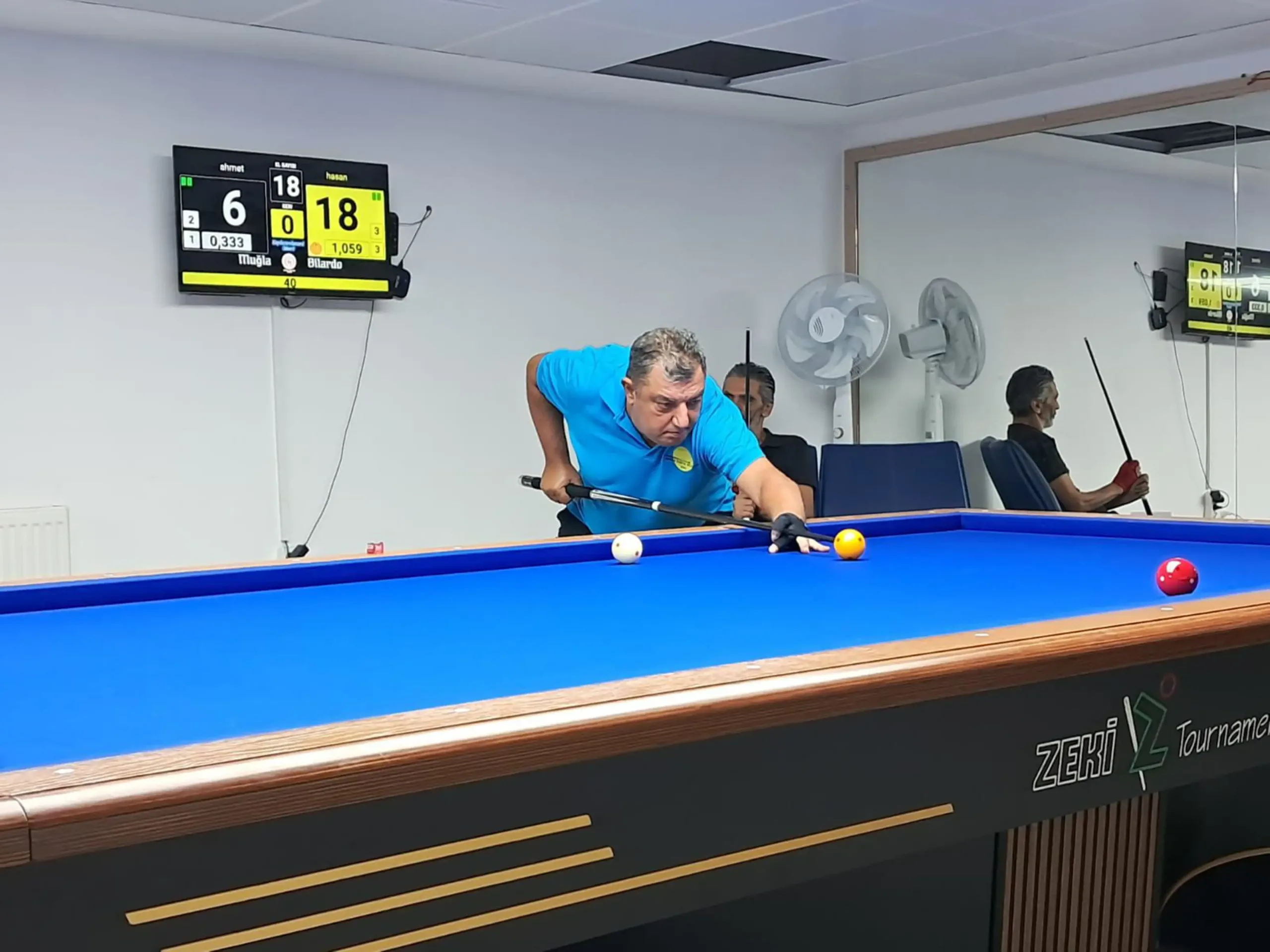 Türkiye Bilardo Federasyonuna bağlı Muğla İl Temsilciliğine bilardo sporcu Hasan