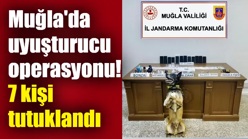 Muğla’nın Bodrum ilçesi Gümüşlük Mahallesi’nde uyuşturucu madde ticareti ve kullanımına