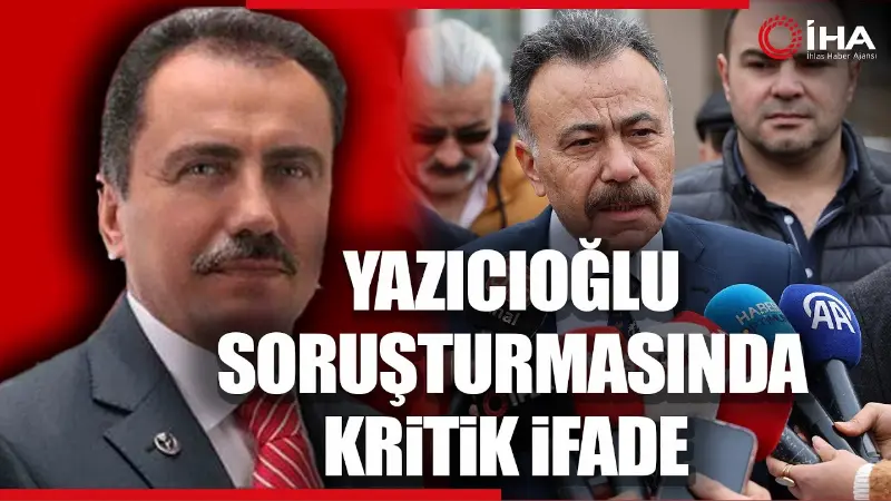 Muhsin Yazıcıoğlu suikastı iddialarıyla yürütülen ana dava soruşturması kapsamında, ifadesine