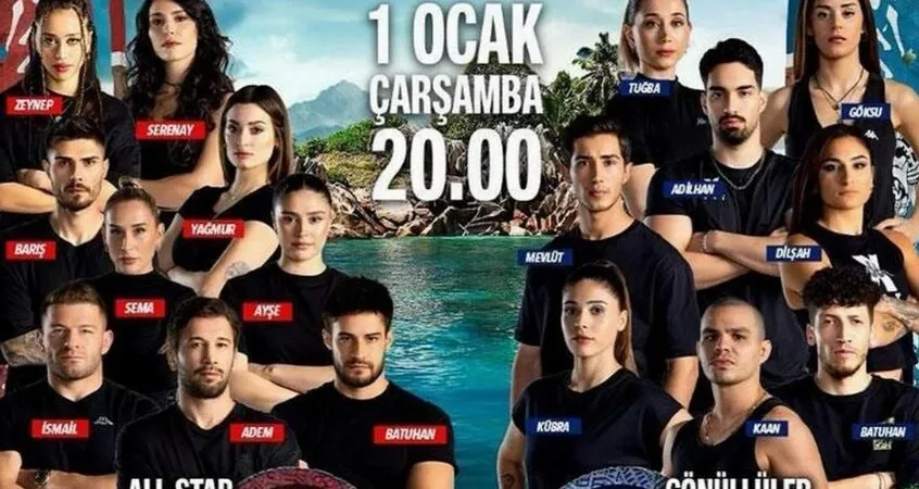 Survivor 2025’te yarışmacıların alacağı ücretler dudak uçuklattı Survivor için geriye sayım sürerken yarışmacıların haftalık alacakları ücretler belli
