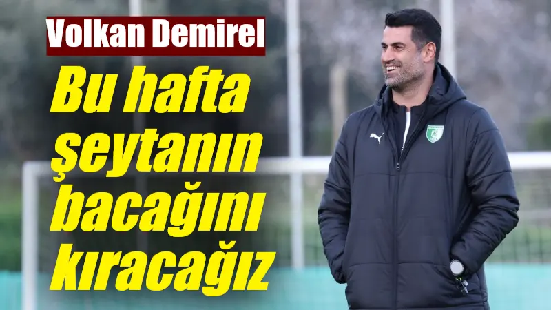 Bodrum Futbol Kulübü Teknik Direktörü Volkan Demirel, iyi oynadıkları ama