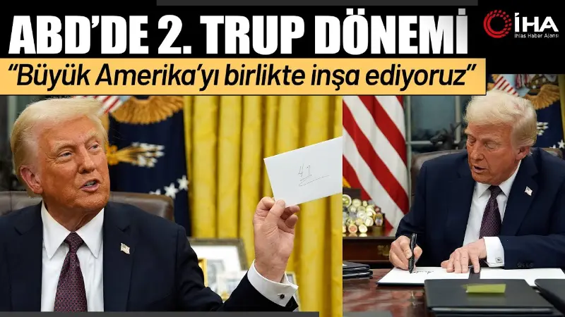 Trump, Binlerce Destekçisiyle Buluştu, İlk Kararnamelerini İmzaladı