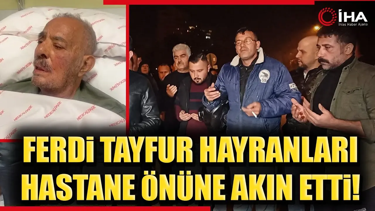 Antalya'da tedavi gördüğü hastanede hayatını kaybeden sanatçı Ferdi Tayfur'un sevenleri,