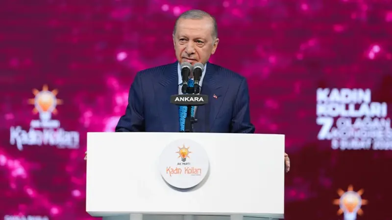 Partisinin Ankara'da düzenlenen Kadın Kolları Kongresinde konuşan Cumhurbaşkanı Erdoğan, "Bu