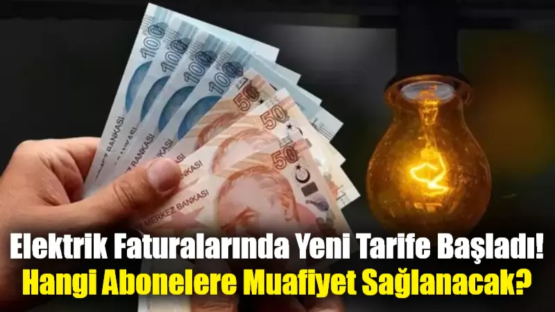 Elektrik faturalarında yeni tarife yürürlüğe girdi. Sağlık sorunları nedeniyle evde