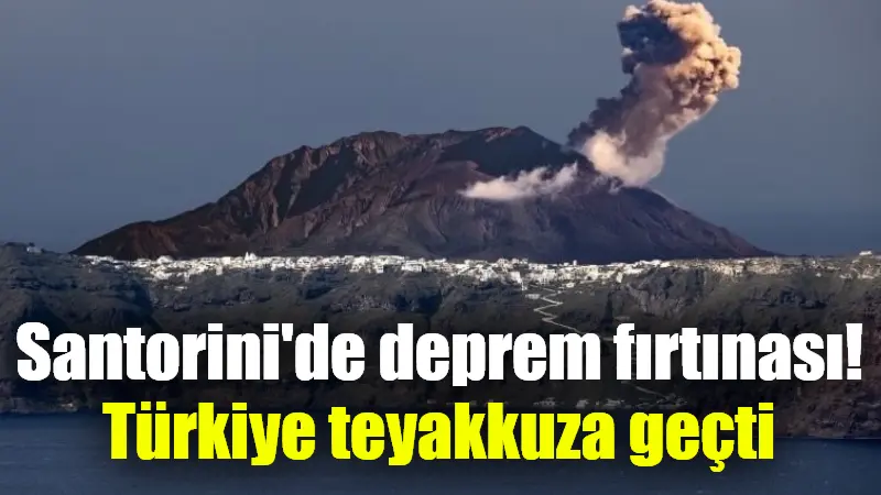 Santorini'de son dönemde meydana gelen depremlerin ardından ada halkını tedirgin