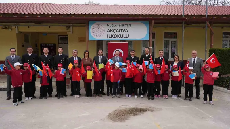 Muğla İl Millî Eğitim Müdürü Emre Çay ve Aksaz Deniz